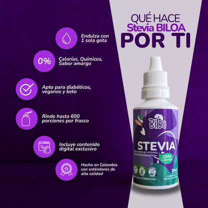 Stevia Líquida BILOA 30 ml